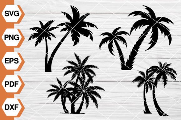 Download Palm Trees SVG [EP-82] - Premium Bundle