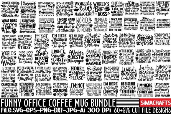 Download Funny Office Coffee Mug SVG Bundle - Premium Bundle