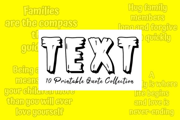 Download Family Quote Text Design Bundle V.02 - Quote text Collection